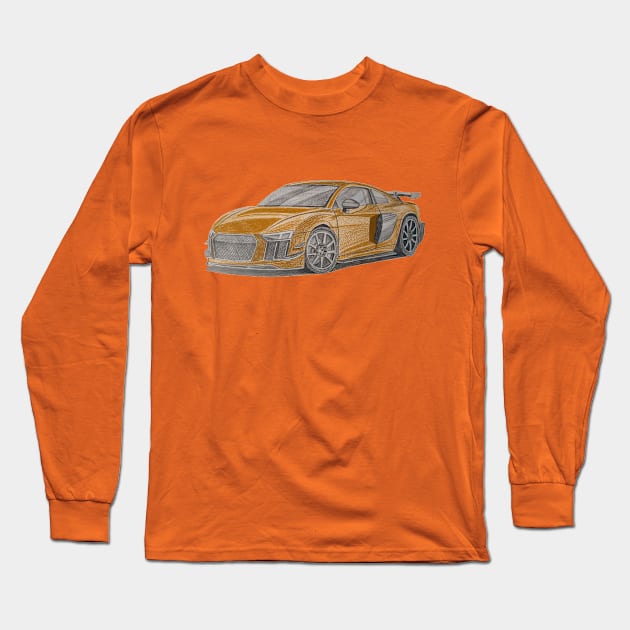 Car Long Sleeve T-Shirt by An.D.L.